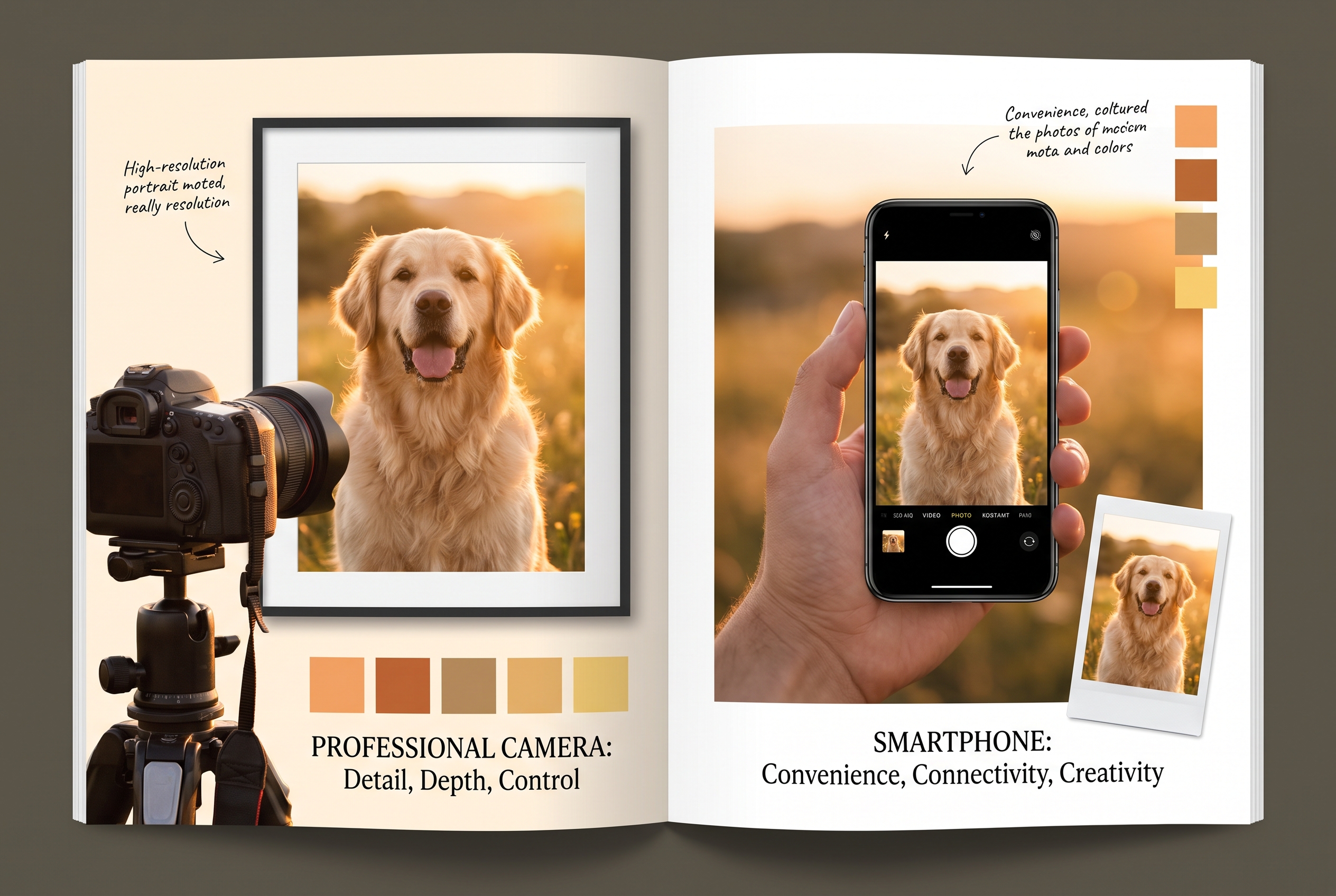 Comparaison entre un appareil reflex et un smartphone pour la photo animale